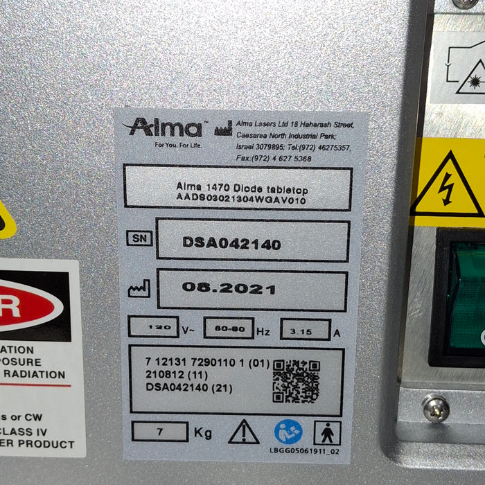 Alma Lasers BeautiFILL Laser System