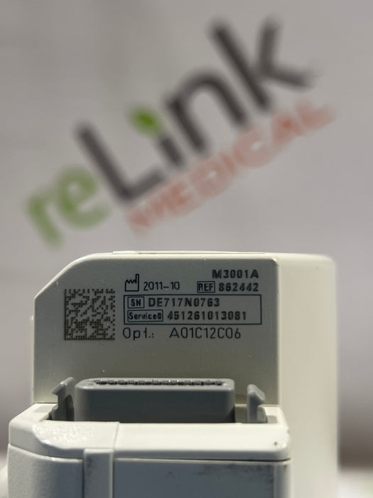 Philips M3001A-A01C12 Fast SpO2, NIBP, 12 lead ECG MMS Module