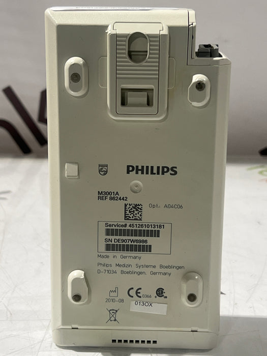 Philips M3001A-A04C06 OxiMax SpO2, NIBP, ECG, Temp, IBP MMS Module