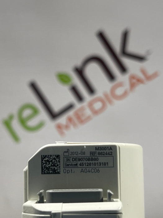 Philips M3001A-A04C06 OxiMax SpO2, NIBP, ECG, Temp, IBP MMS Module