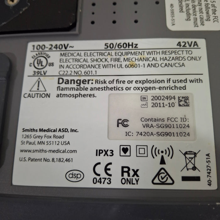 Smiths Medical Medfusion 4000 Syringe Infusion Pump