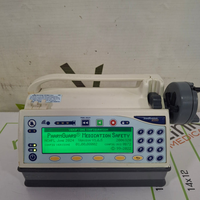 Smiths Medical Medfusion 4000 Syringe Infusion Pump