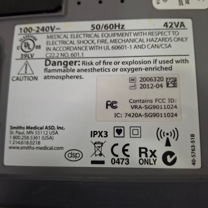Smiths Medical Medfusion 4000 Syringe Infusion Pump