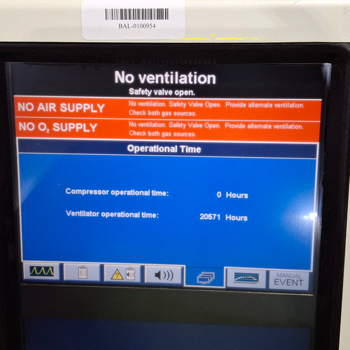 Puritan Bennett 840 Ventilator without Compressor
