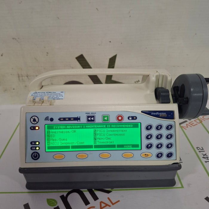 Smiths Medical Medfusion 4000 Syringe Infusion Pump