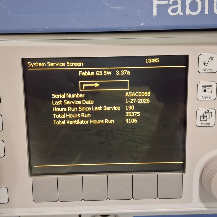 Draeger Medical Fabius GS Anesthesia Machine