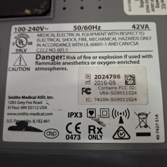 Smiths Medical Medfusion 4000 Syringe Infusion Pump
