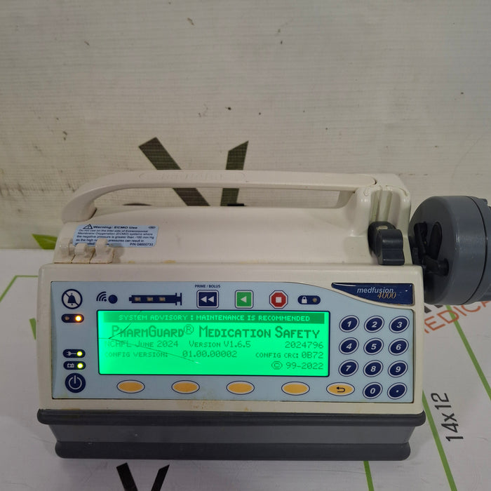 Smiths Medical Medfusion 4000 Syringe Infusion Pump