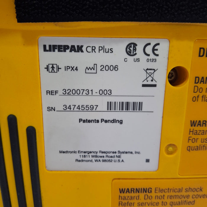Medtronic LifePak CR Plus Defibrillator