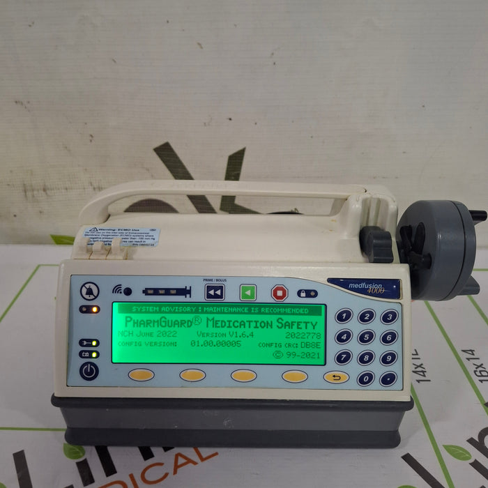Smiths Medical Medfusion 4000 Syringe Infusion Pump