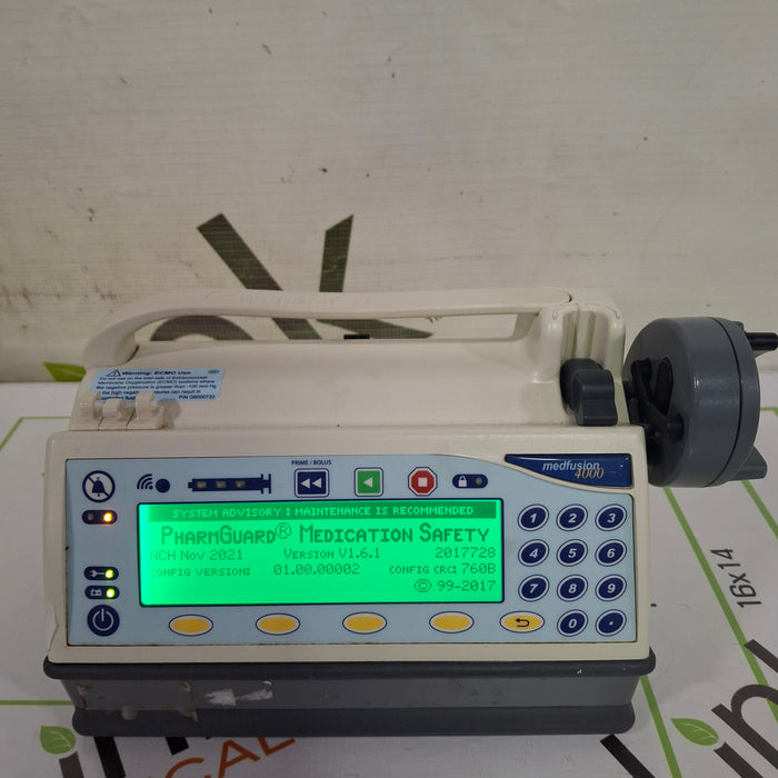 Smiths Medical Medfusion 4000 Syringe Infusion Pump