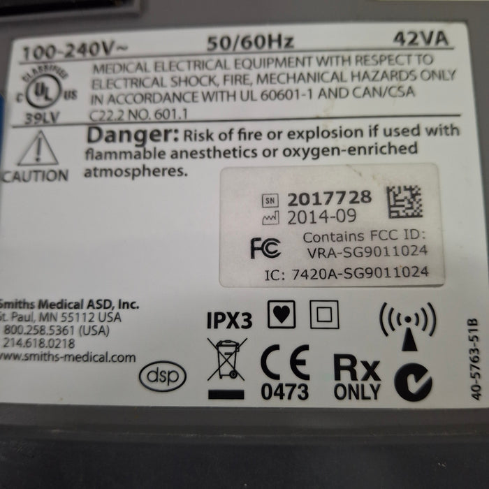 Smiths Medical Medfusion 4000 Syringe Infusion Pump