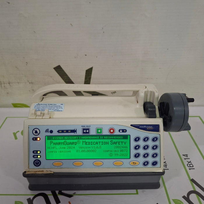 Smiths Medical Medfusion 4000 Syringe Infusion Pump