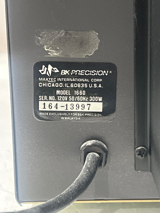 BK Precision 1660 Triple Outlet Power Supply