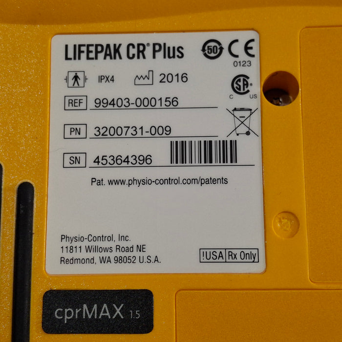 Medtronic LifePak CR Plus Defibrillator