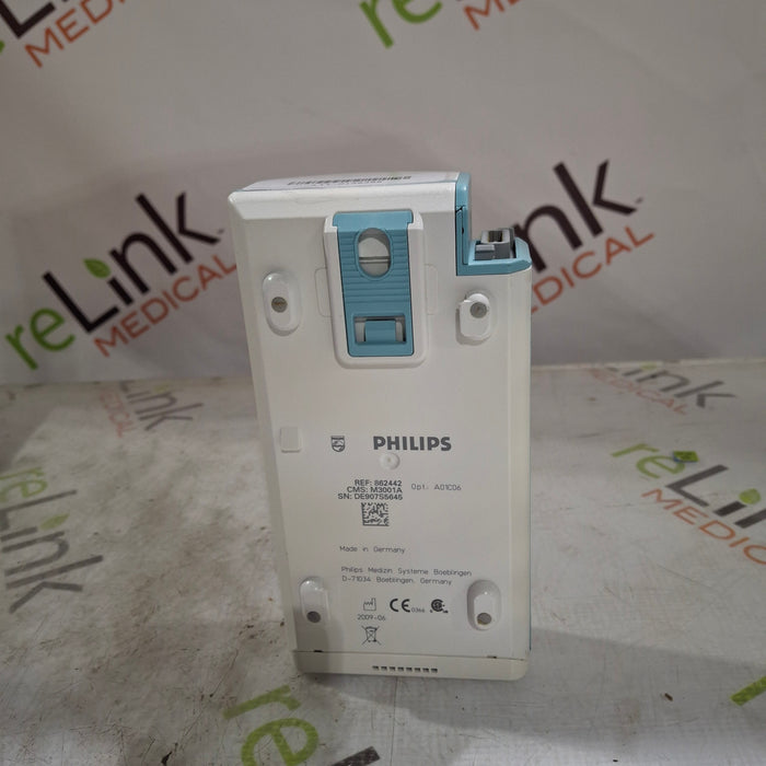 Philips M3001A-A01C06 Fast SpO2, NIBP, ECG, Temp, IBP MMS Module