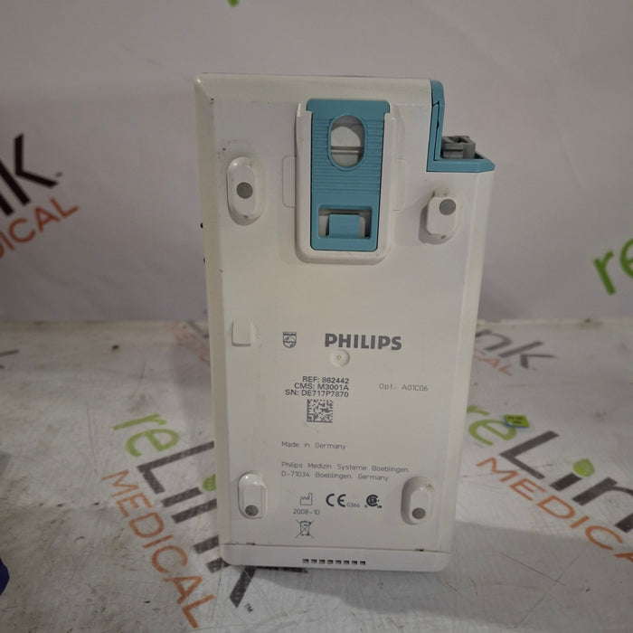 Philips M3001A-A01C06 Fast SpO2, NIBP, ECG, Temp, IBP MMS Module