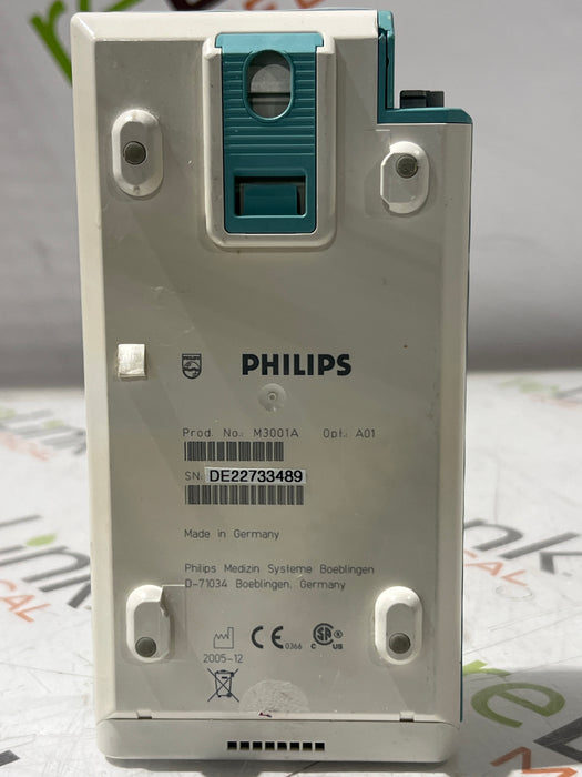 Philips M3001A-A01 Fast SpO2, NIBP, ECG MMS Module