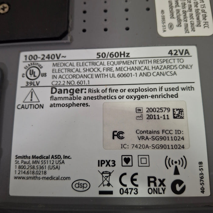 Smiths Medical Medfusion 4000 Syringe Infusion Pump