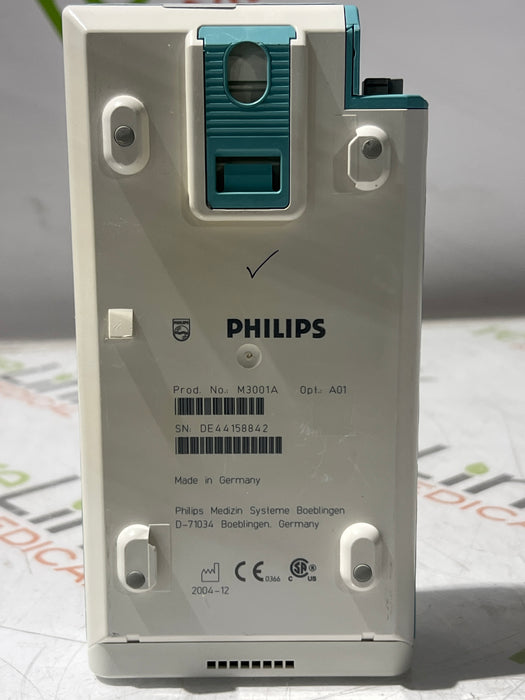 Philips M3001A-A01 Fast SpO2, NIBP, ECG MMS Module
