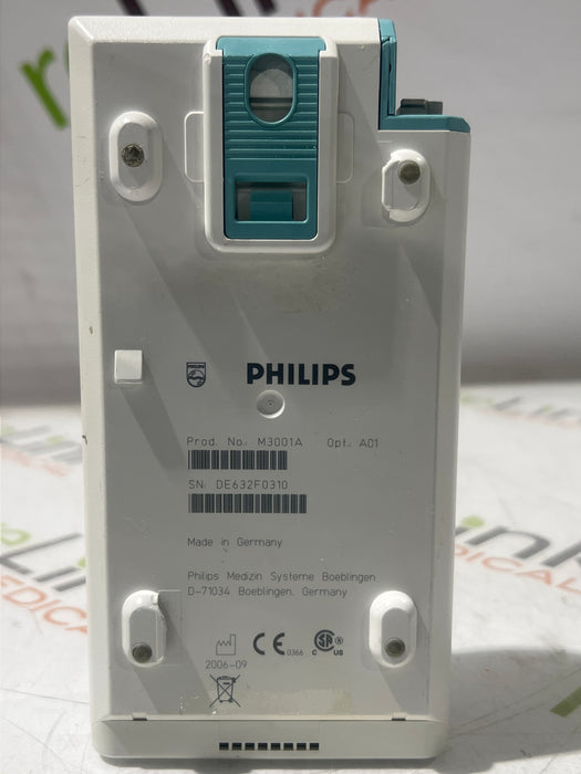 Philips M3001A-A01 Fast SpO2, NIBP, ECG MMS Module
