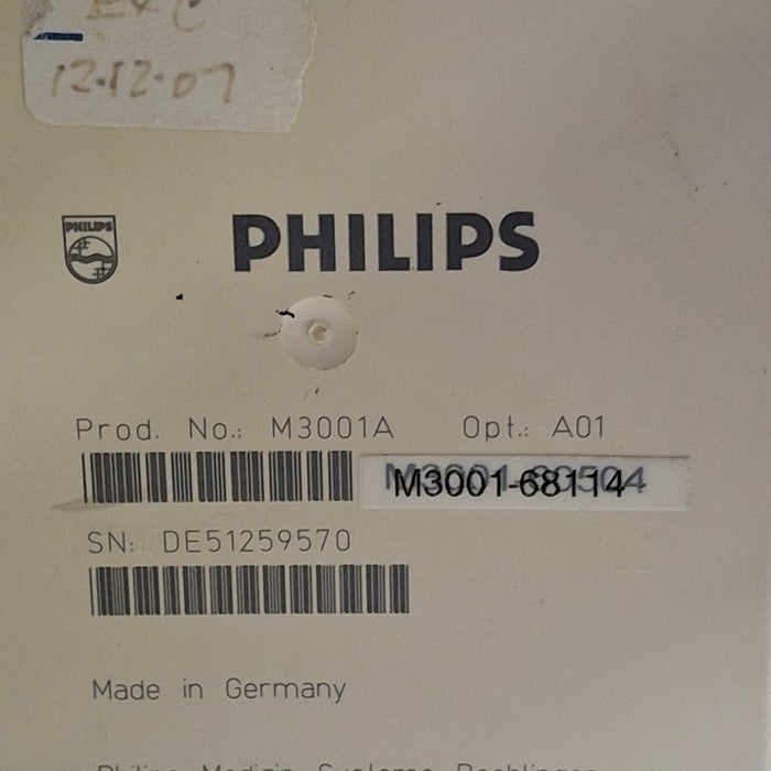 Philips M3001A-A01 Fast SpO2, NIBP, ECG MMS Module