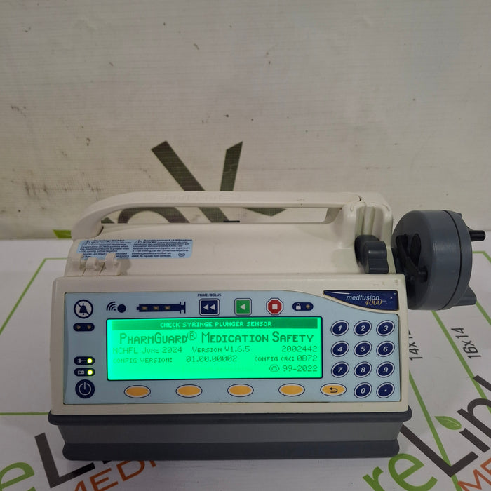 Smiths Medical Medfusion 4000 Syringe Infusion Pump