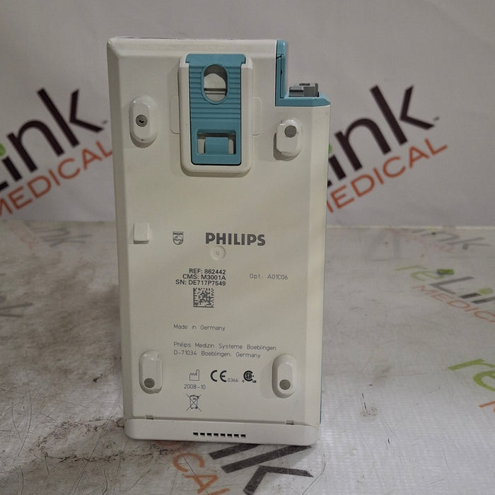 Philips M3001A-A01C06 Fast SpO2, NIBP, ECG, Temp, IBP MMS Module