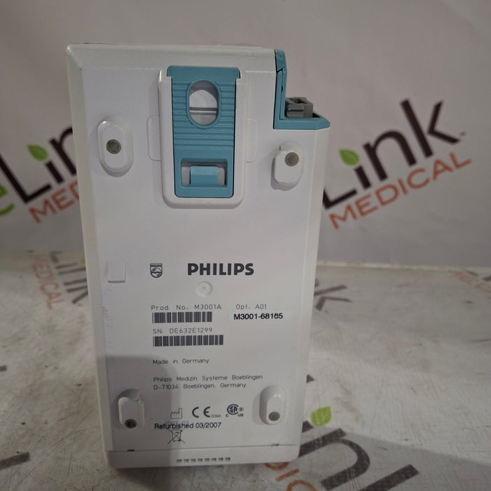 Philips M3001A-A01 Fast SpO2, NIBP, ECG MMS Module