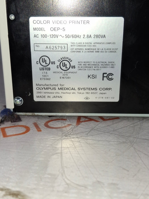 Olympus OEP-5 Color Video Printer
