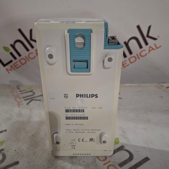 Philips M3001A-A01 Fast SpO2, NIBP, ECG MMS Module