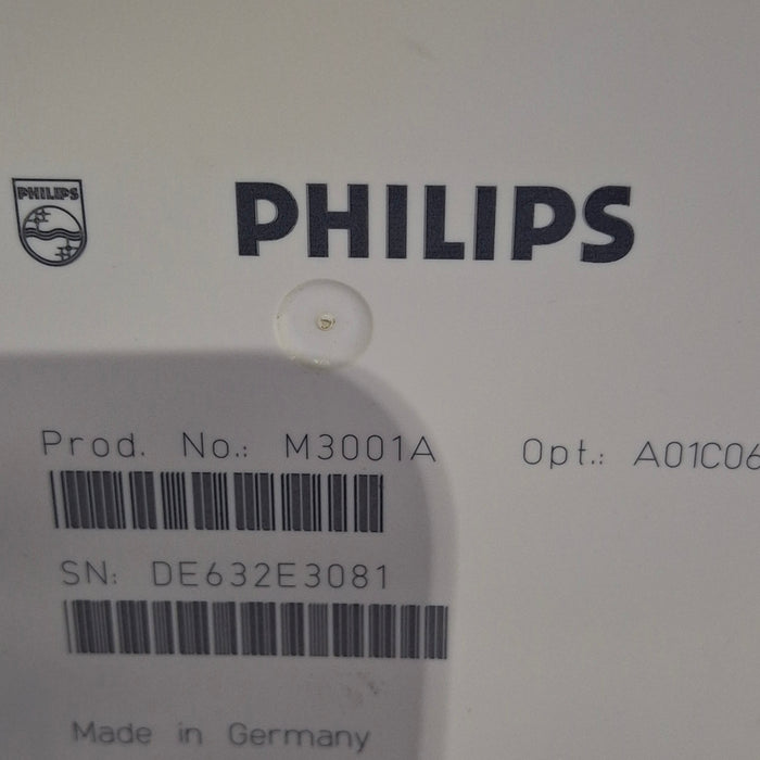 Philips M3001A-A01C06 Fast SpO2, NIBP, ECG, Temp, IBP MMS Module