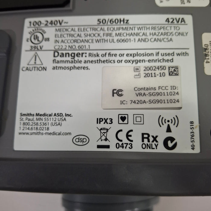 Smiths Medical Medfusion 4000 Syringe Infusion Pump