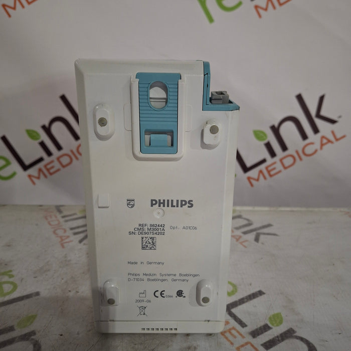 Philips M3001A-A01C06 Fast SpO2, NIBP, ECG, Temp, IBP MMS Module