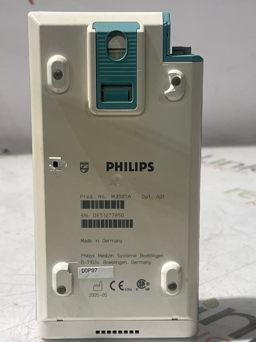Philips M3001A-A01 Fast SpO2, NIBP, ECG MMS Module
