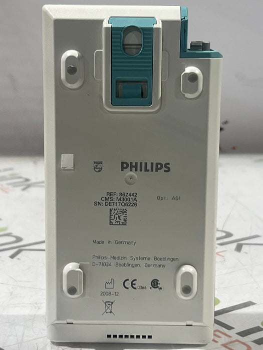 Philips M3001A-A01 Fast SpO2, NIBP, ECG MMS Module