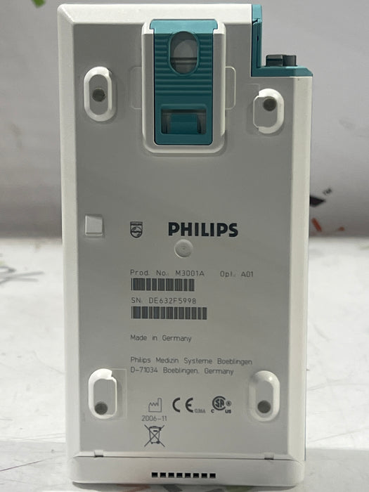 Philips M3001A-A01 Fast SpO2, NIBP, ECG MMS Module