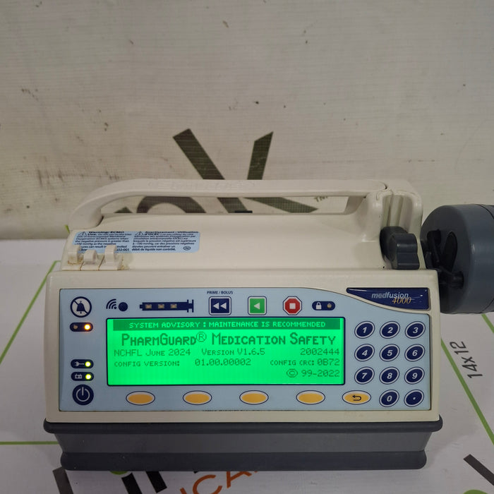 Smiths Medical Medfusion 4000 Syringe Infusion Pump