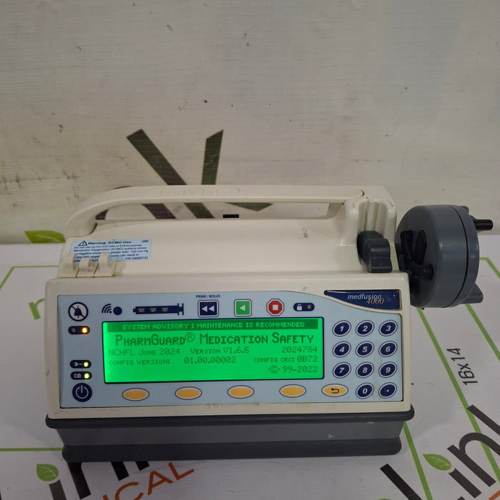 Smiths Medical Medfusion 4000 Syringe Infusion Pump