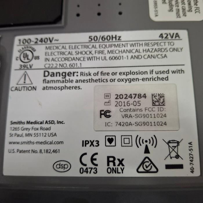 Smiths Medical Medfusion 4000 Syringe Infusion Pump
