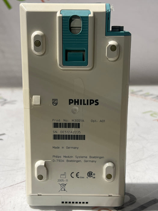 Philips M3001A-A01 Fast SpO2, NIBP, ECG MMS Module