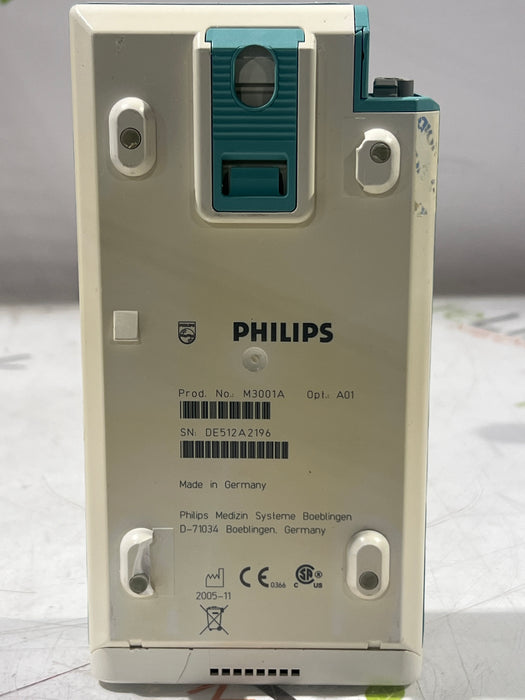 Philips M3001A-A01 Fast SpO2, NIBP, ECG MMS Module