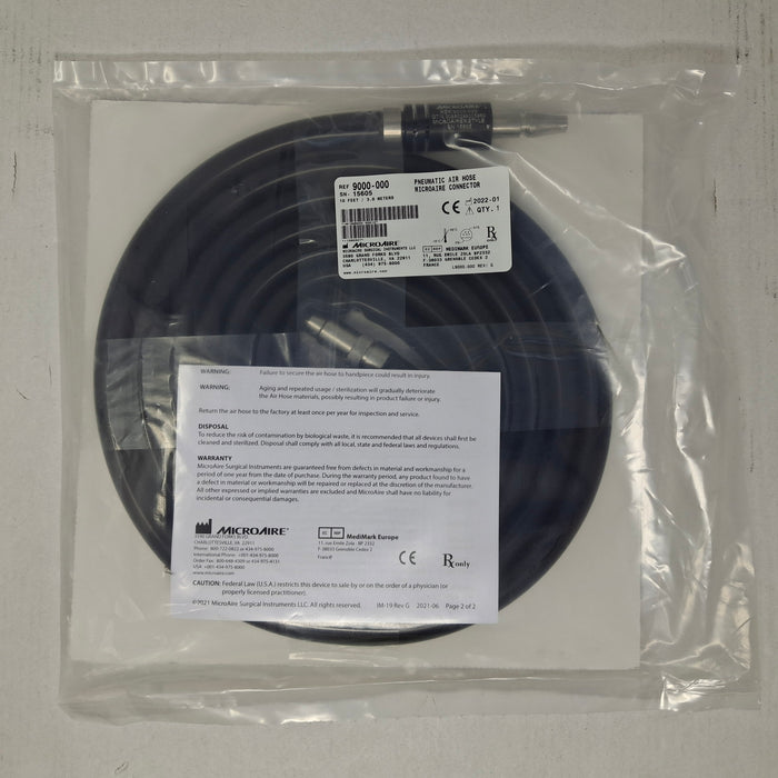 MicroAire 9000-000 Pneumatic Air Hose