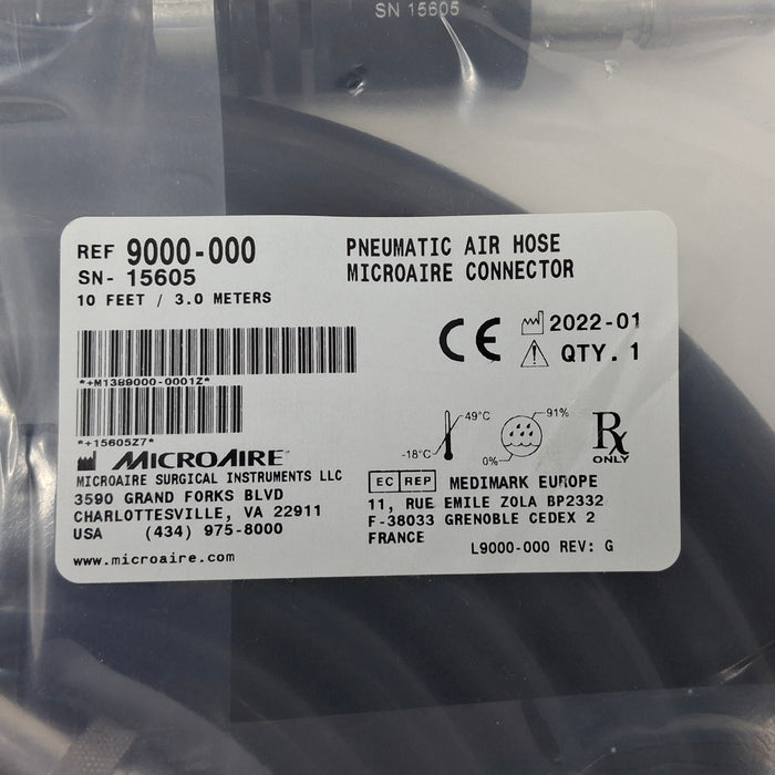 MicroAire 9000-000 Pneumatic Air Hose