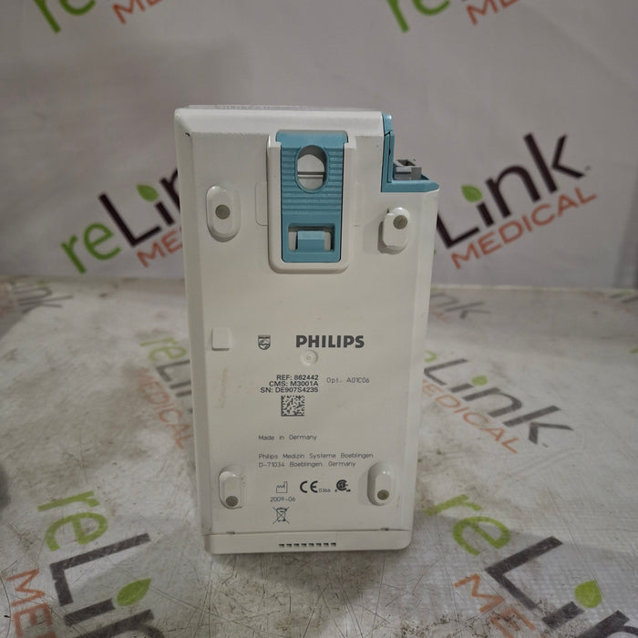 Philips M3001A-A01C06 Fast SpO2, NIBP, ECG, Temp, IBP MMS Module