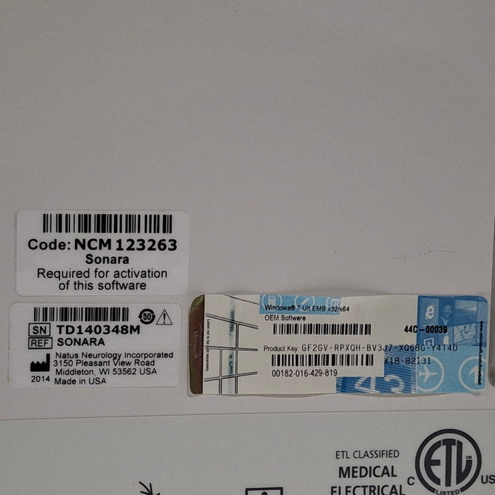 Nicolet Sonara Transcranial Doppler System