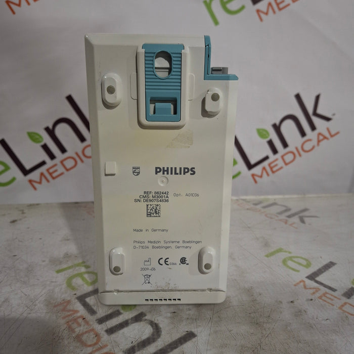 Philips M3001A-A01C06 Fast SpO2, NIBP, ECG, Temp, IBP MMS Module