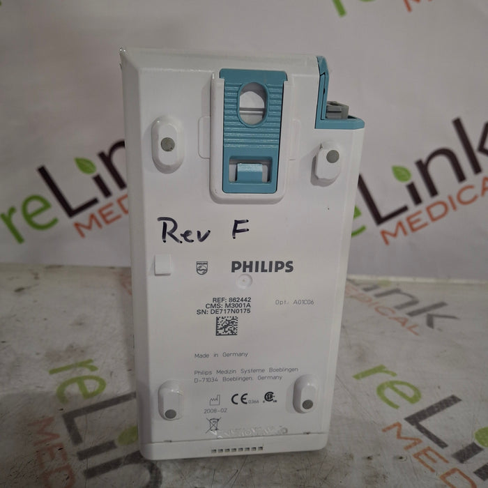 Philips M3001A-A01C06 Fast SpO2, NIBP, ECG, Temp, IBP MMS Module