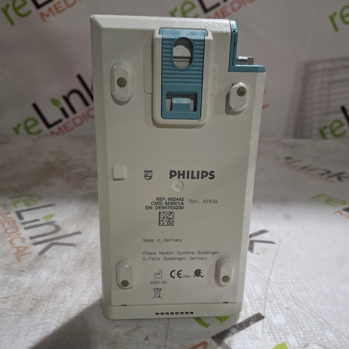 Philips M3001A-A01C06 Fast SpO2, NIBP, ECG, Temp, IBP MMS Module