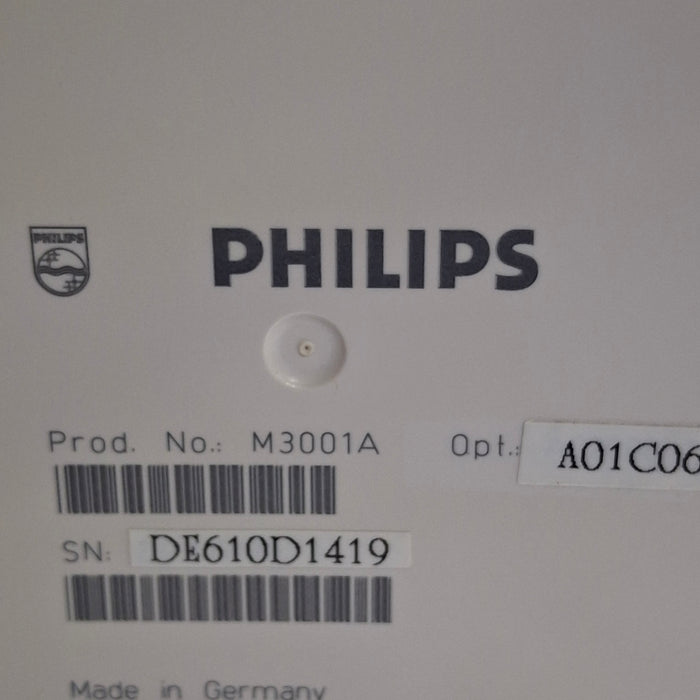 Philips M3001A-A01C06 Fast SpO2, NIBP, ECG, Temp, IBP MMS Module